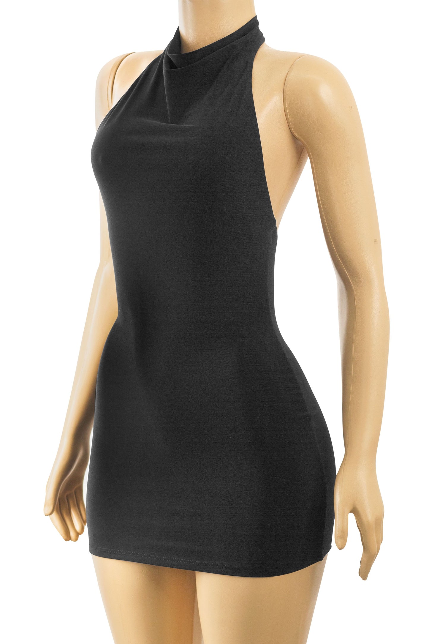 Halter Bodycon Mini Dress