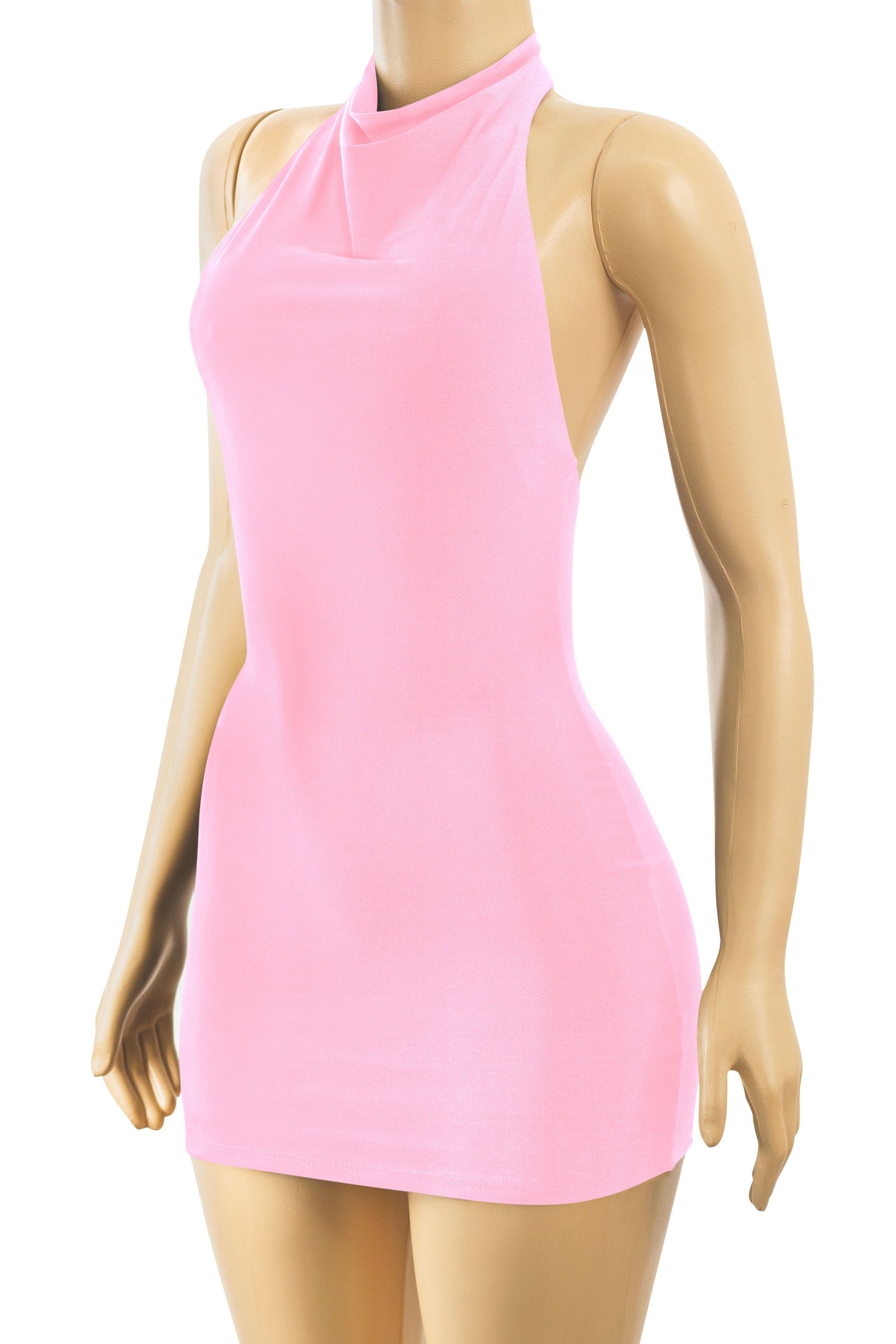 Halter Bodycon Mini Dress