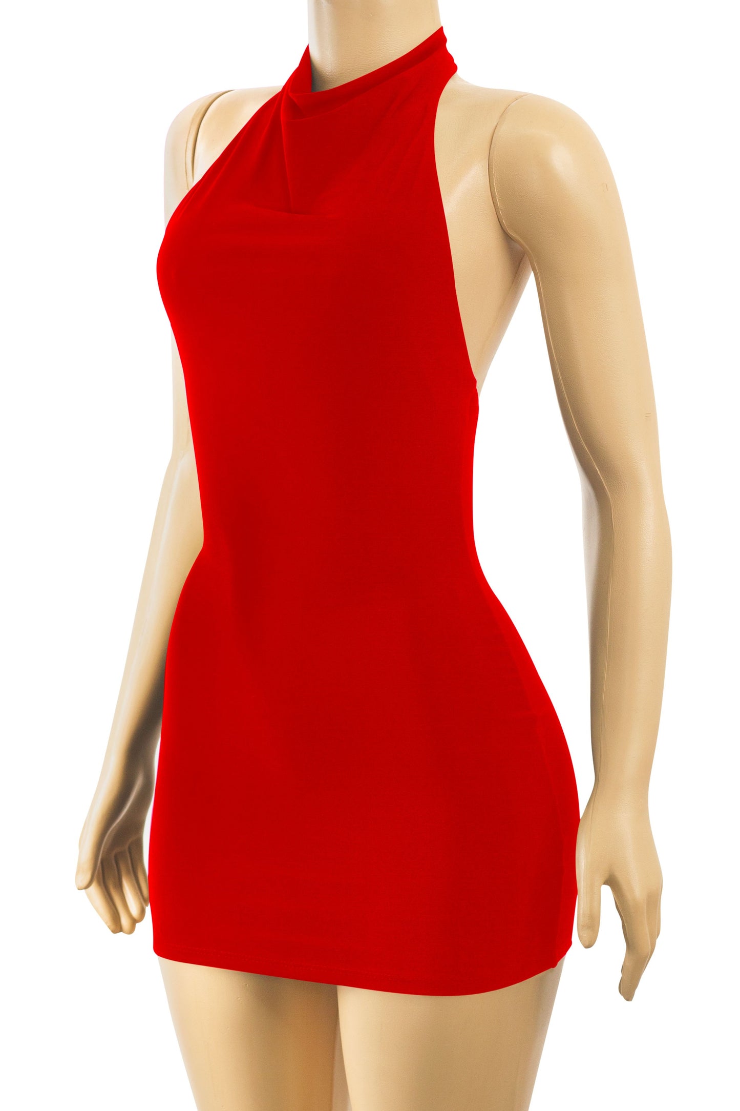 Halter Bodycon Mini Dress